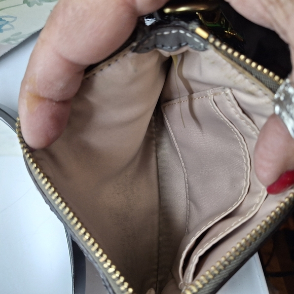 Coach Gray Sequin Wristlet - Picture 7 of 8